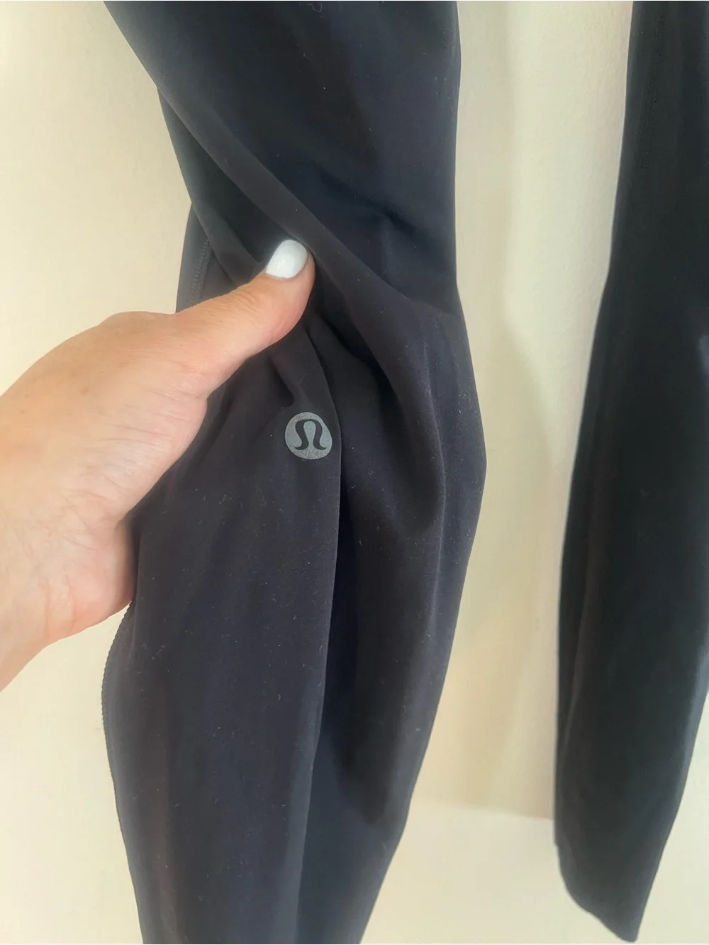 lululemon athletica Black High-Rise Athletic Shorts with Side Pocket